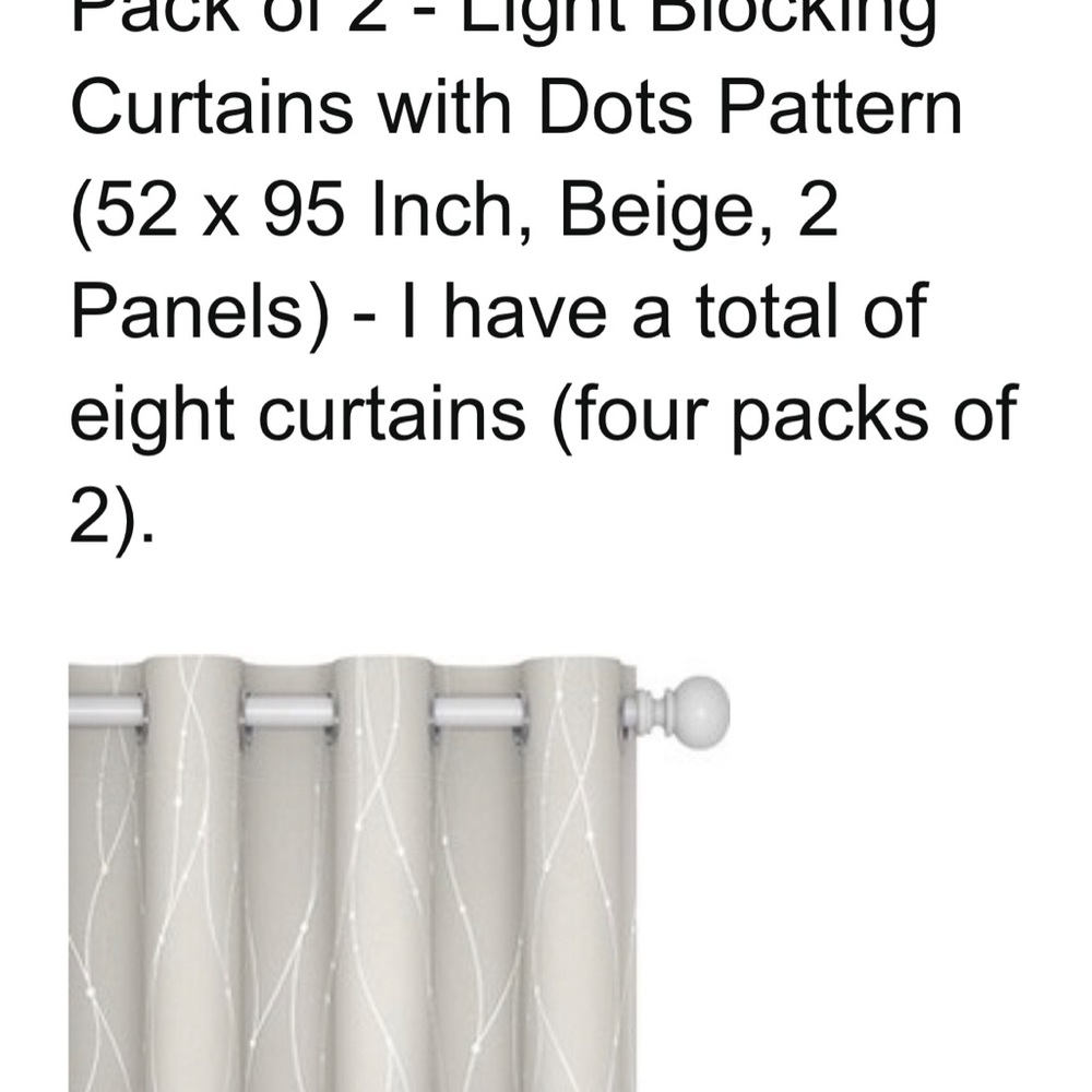 Blackout curtains
